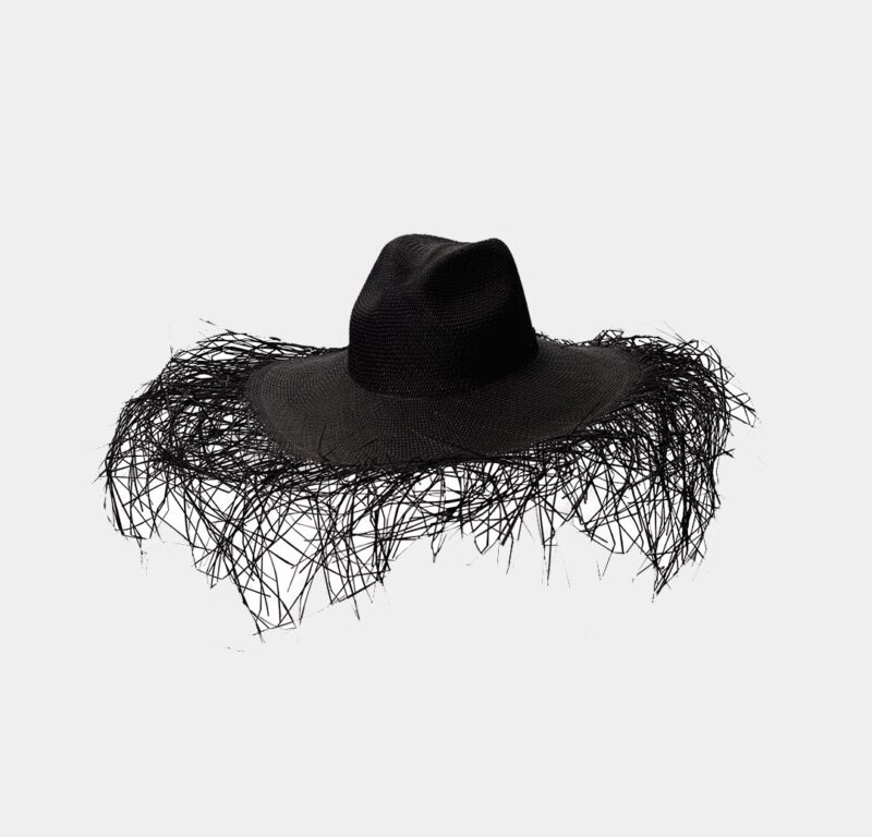 Black Straw Hat
