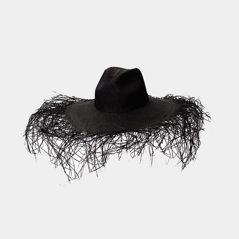 Black Straw Hat