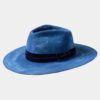 Blue Rustic Felt Hat - Imagen 2