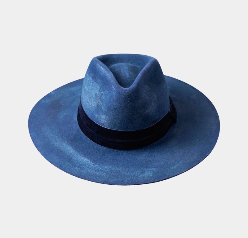 Blue Rustic Felt Hat