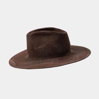Brown Rustic Felt Hat