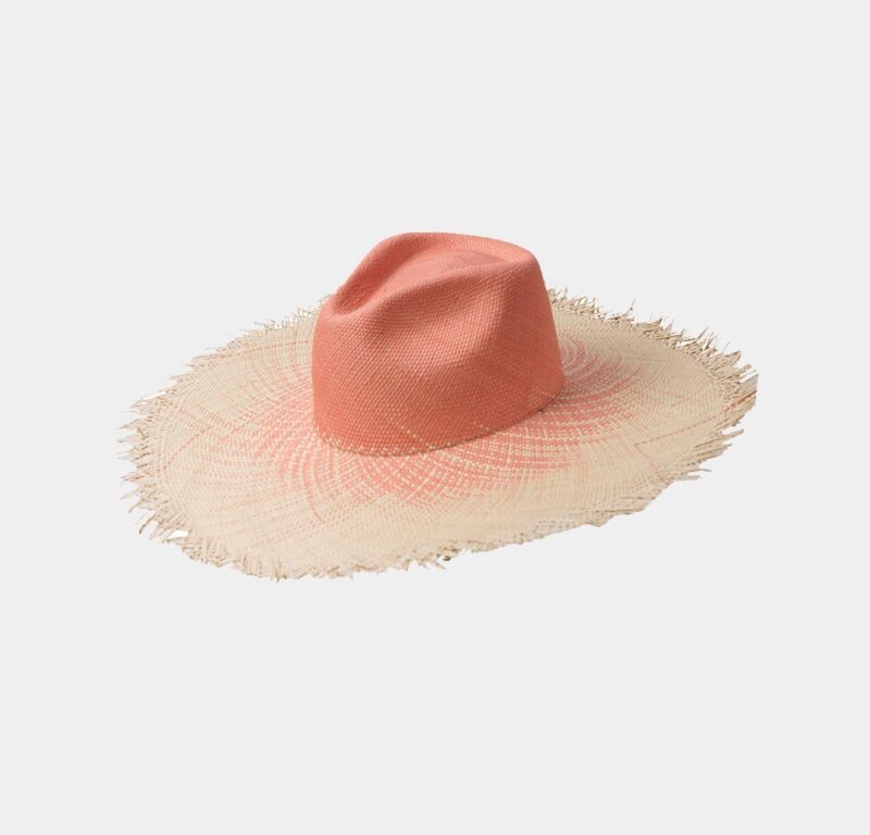 Degrade & Rose Straw Hat
