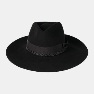 Felt Black Hat & Braid