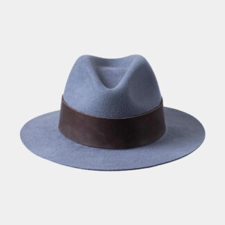 Gray & Brown Felt Hat