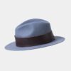 Gray & Brown Felt Hat - Imagen 2