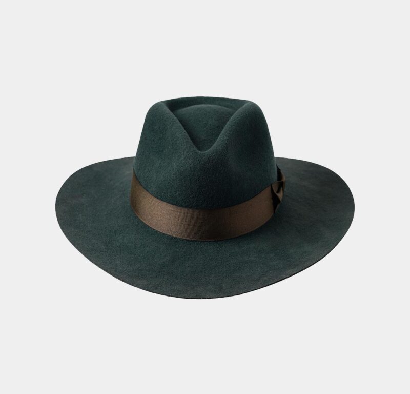 Green & Brown Felt Hat