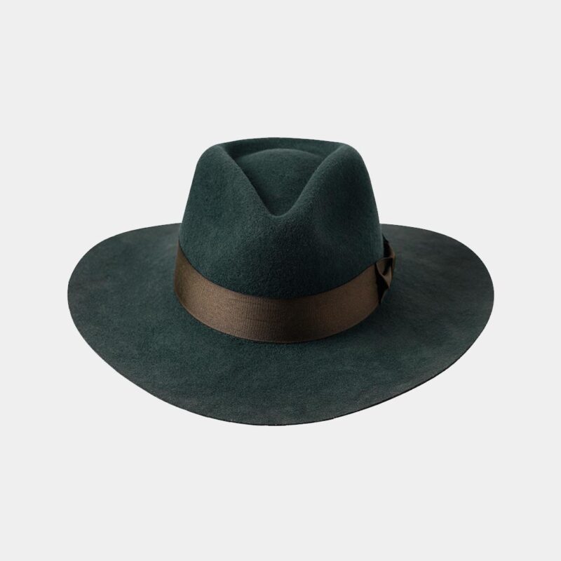 Green & Brown Felt Hat