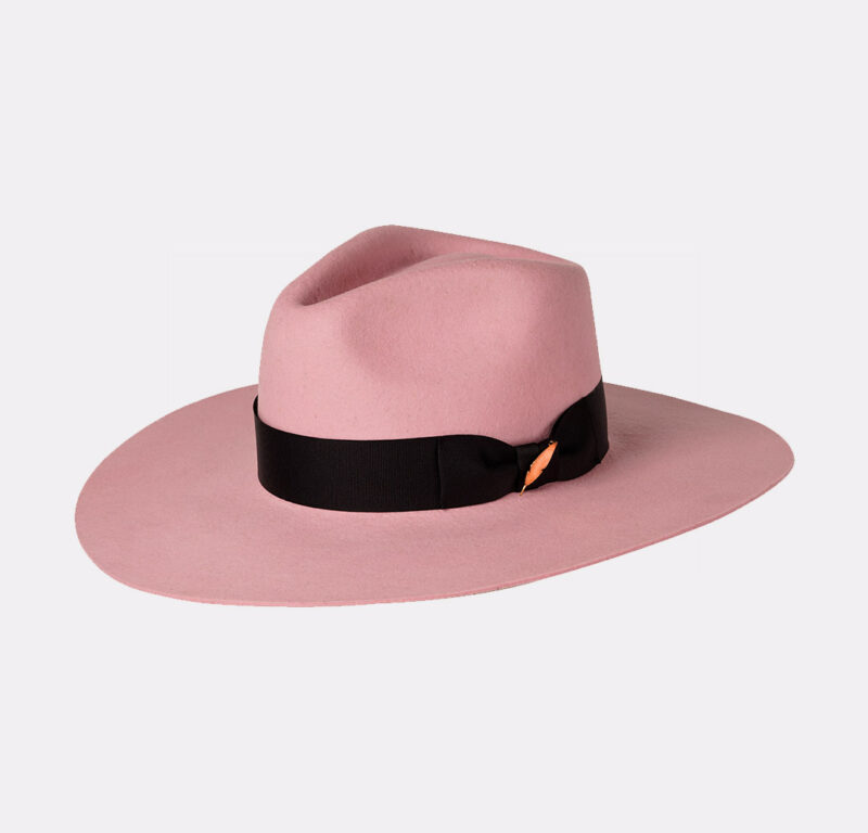 Pink Felt Hat
