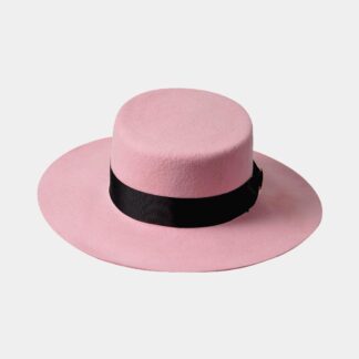 Pink Cordobés Felt Hat