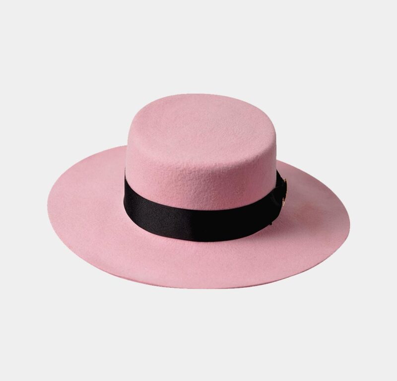 Pink Cordobés Felt Hat