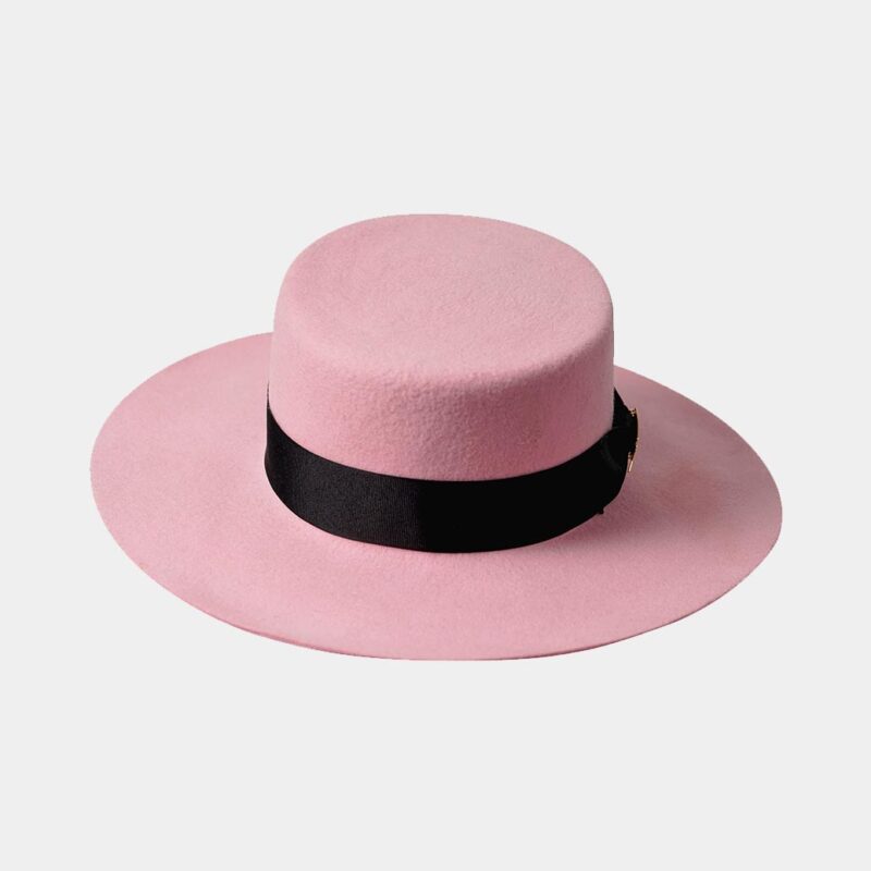 Pink Cordobés Felt Hat