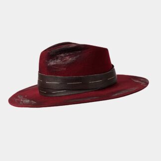 Red Rustic Felt Hat