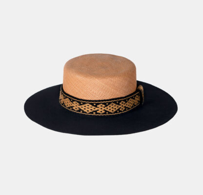 San Francisco Straw & Felt Hat - Imagen 2