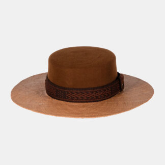 Mother Earth Straw & Felt Hat