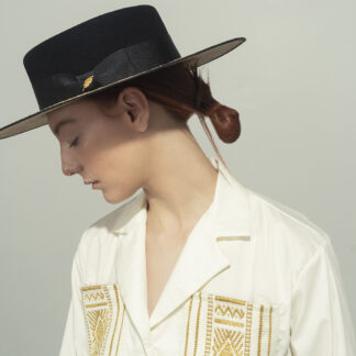 Feather Felt & Straw Hat