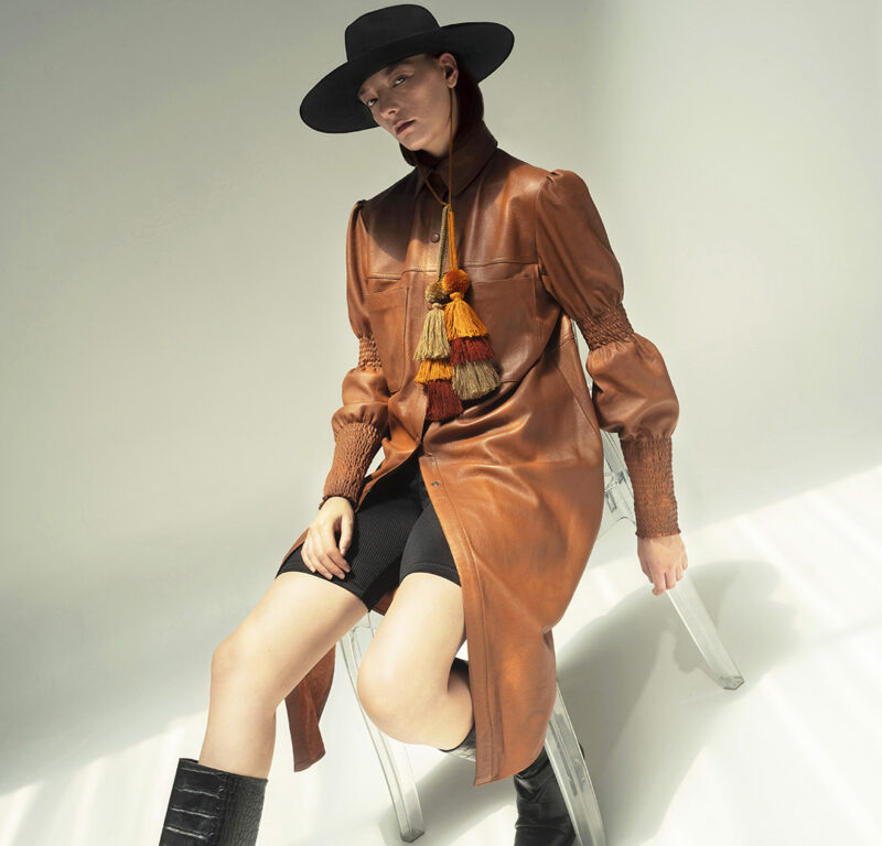 Wayu Black Felt Hat