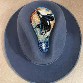Whale Felt Hat