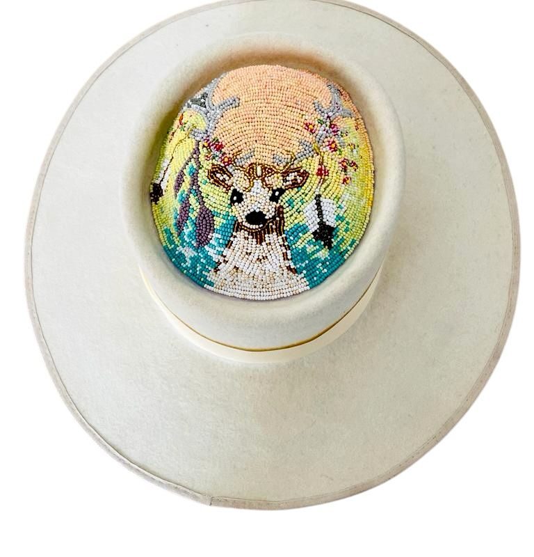 Deer Natural Felt Hat