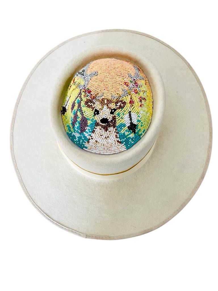 Deer Natural Felt Hat