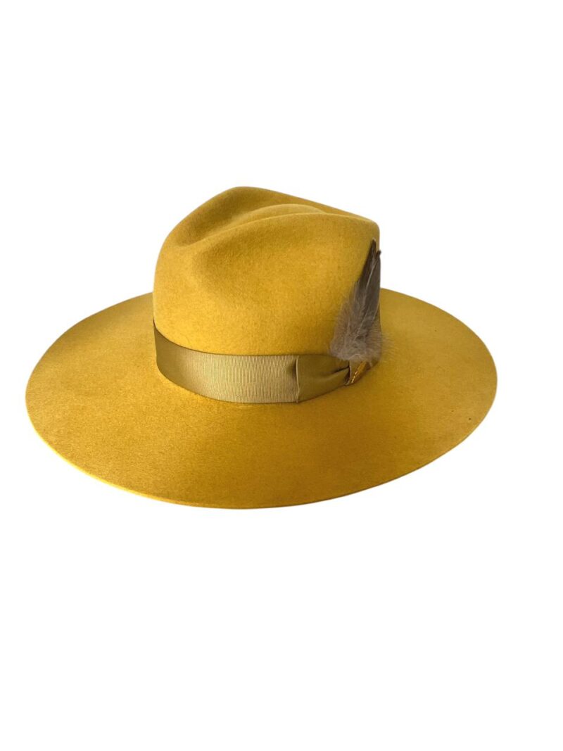 Mustard Felt Hat
