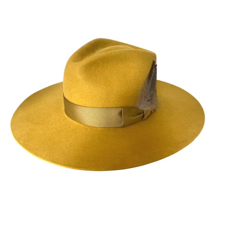 Mustard Felt Hat